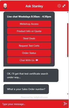 Stanley Chat Window