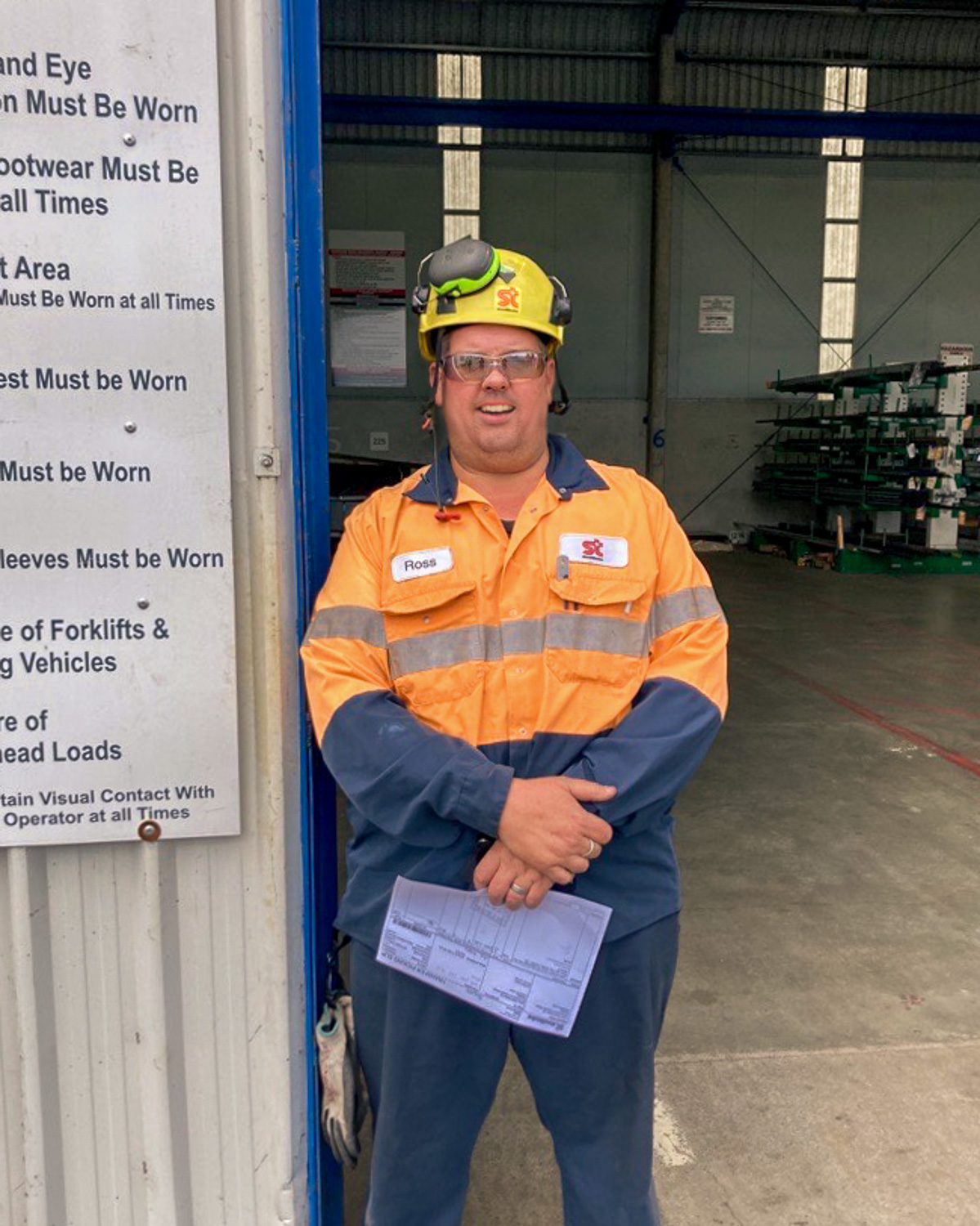 Ross Fraser, Operations Supervisors in Distribution Napier